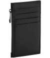 BG326 BagBase Matte PU Card Holder Black colour image
